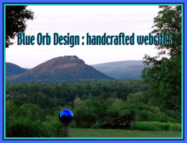 Blue Orb Design: handcrafted websites